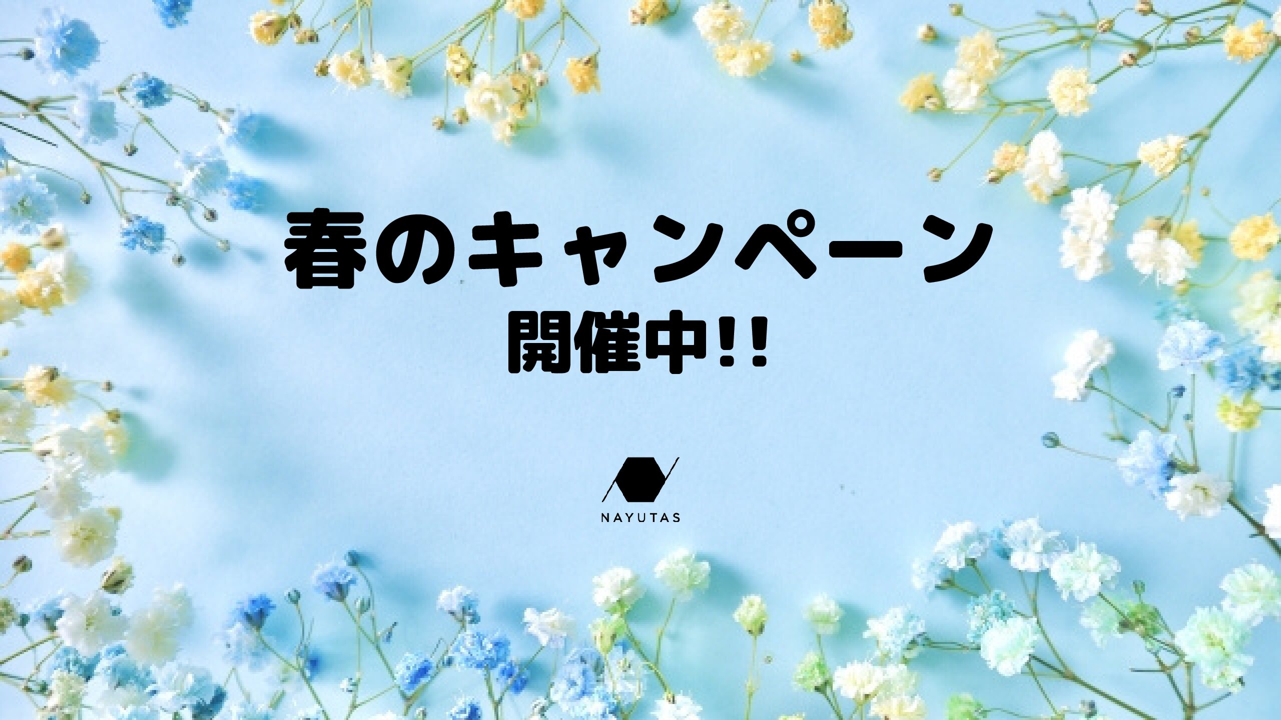 春のキャンペーン 開催中!!
