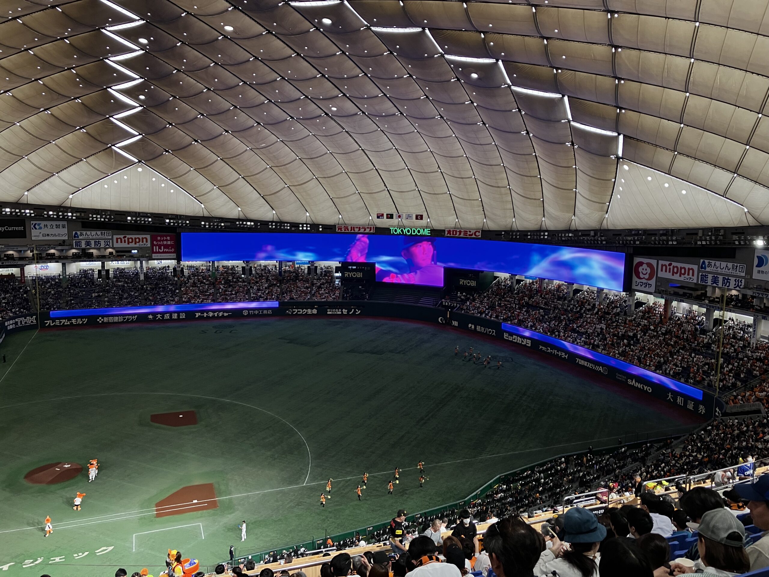 今年初めての野球観戦、行ってきました！！