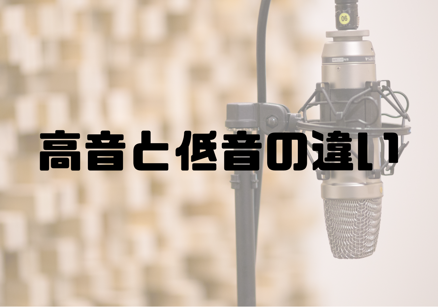 🎧NAYUTAS渋谷校🎧高音と低音の違い