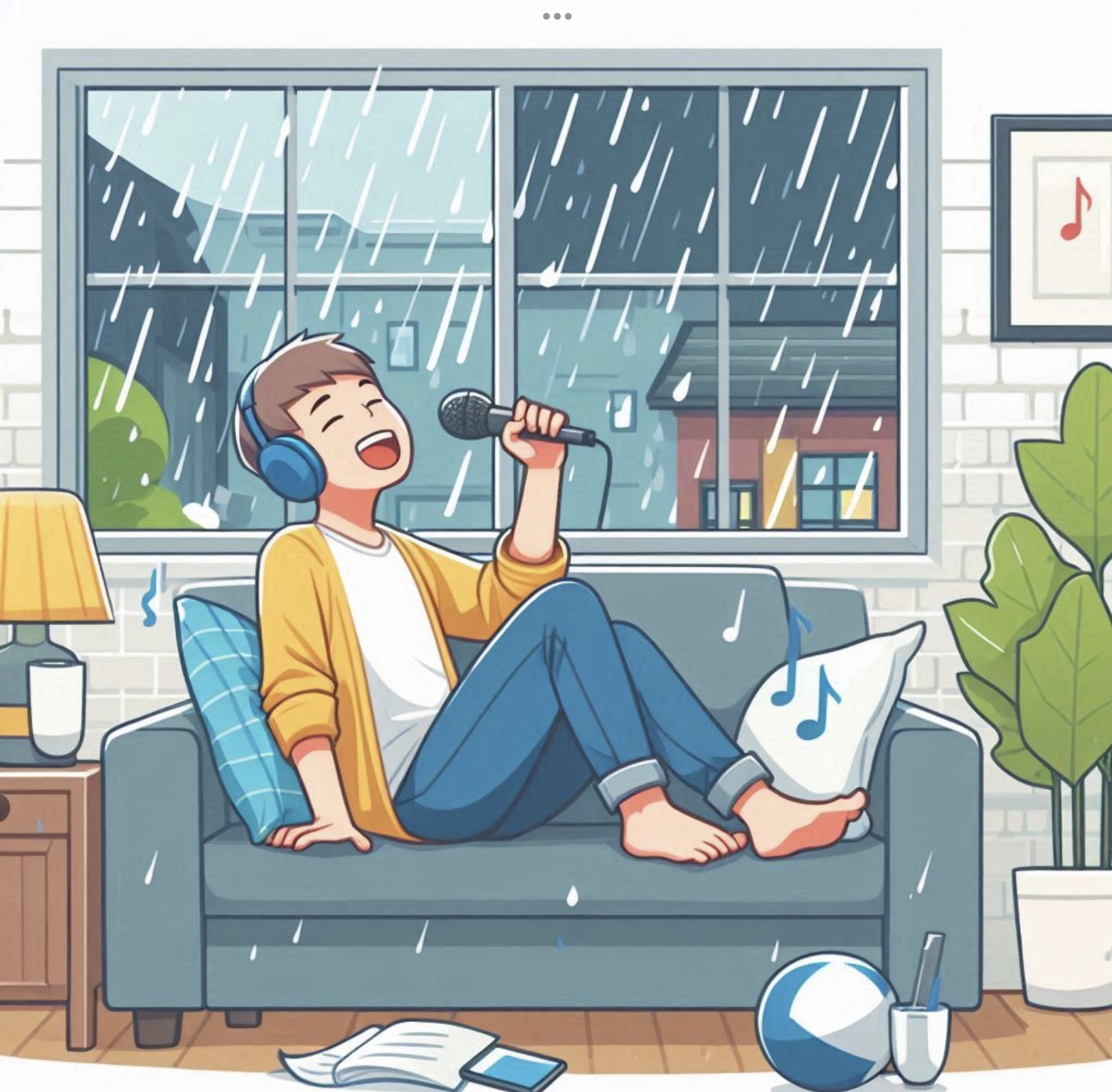 〜NAYUTAS本山校〜雨の音って心地いいよね？☔️