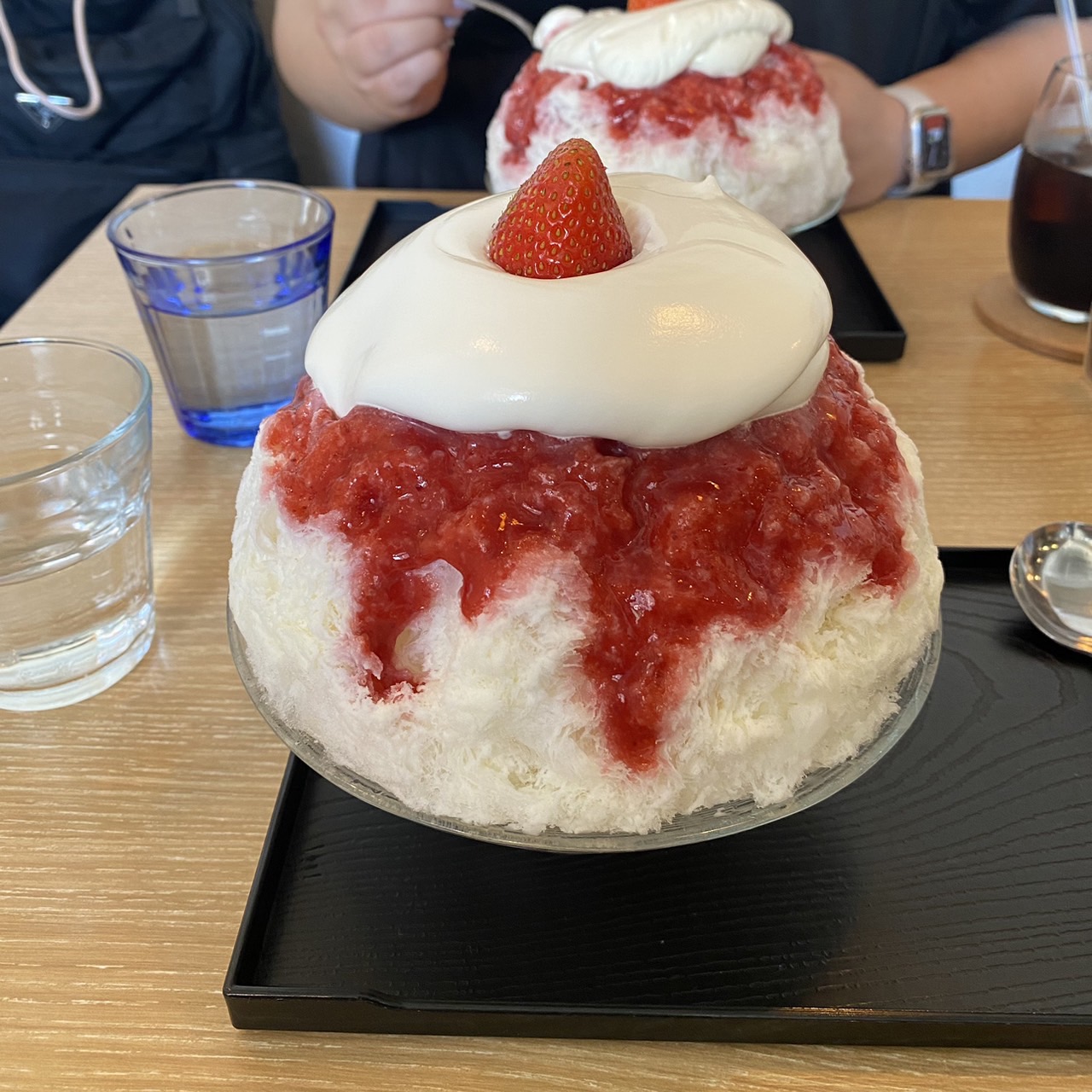 今年初のかき氷