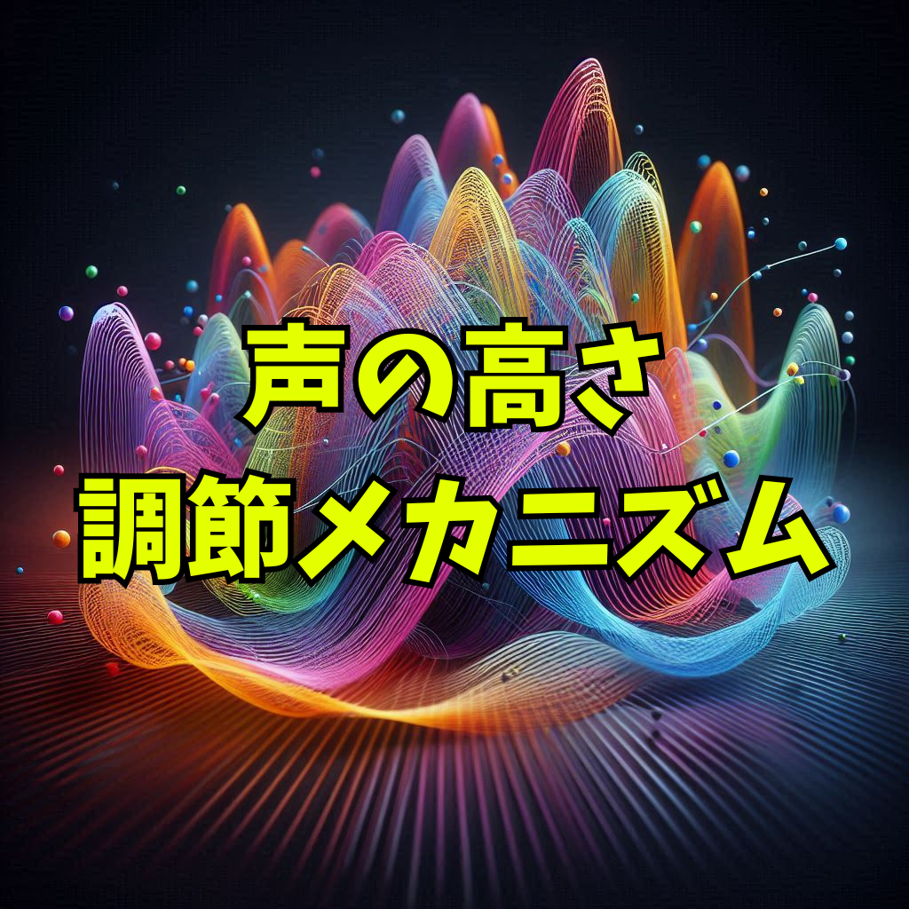 【人体の不思議】人間は声の高さをどのように調節しているのか？