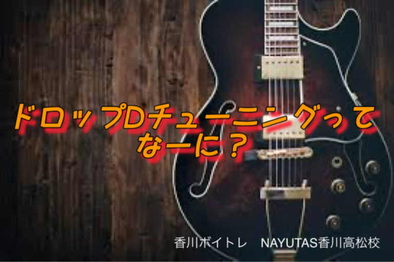 四国出身ダイスケはん所属『マキシマムザホルモン』が使うドロップDチューニングってなーに？「香川ボイトレ教室」NAYUTAS香川高松校