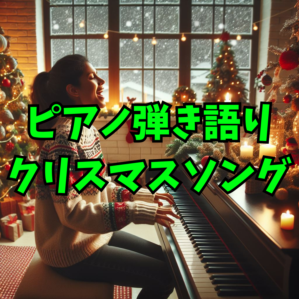 【ボイトレ講師おすすめ】ピアノ初心者でも大丈夫！ピアノで弾き語りたいクリスマスソング