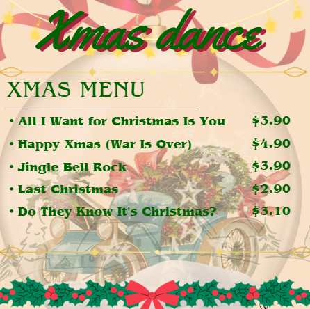 ダンスでより一層クリスマス気分になろう！