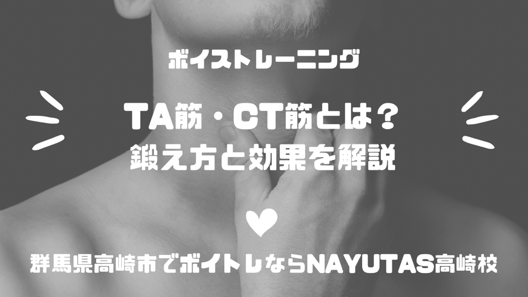 《TA筋とCT筋とは？》鍛え方と効果を解説