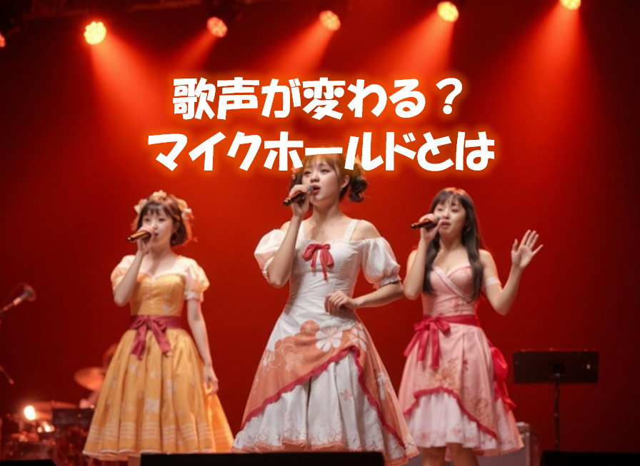 【アイドル】マイクの持ち方で音が変わる？！マイクホールドとは