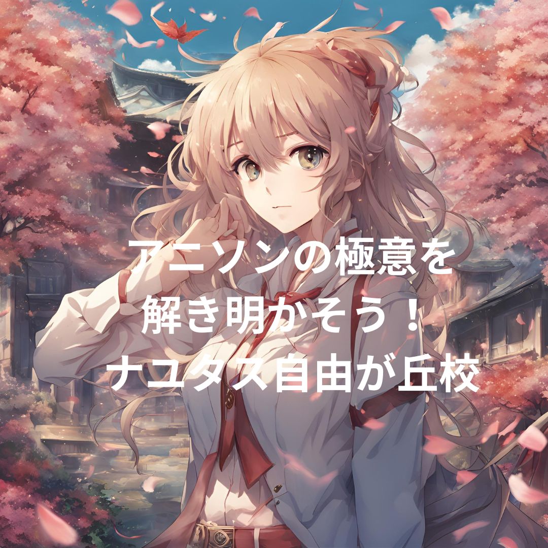 【ナユタス自由が丘校】🎤 アニソンの極意を解き明かそう！ 🎶