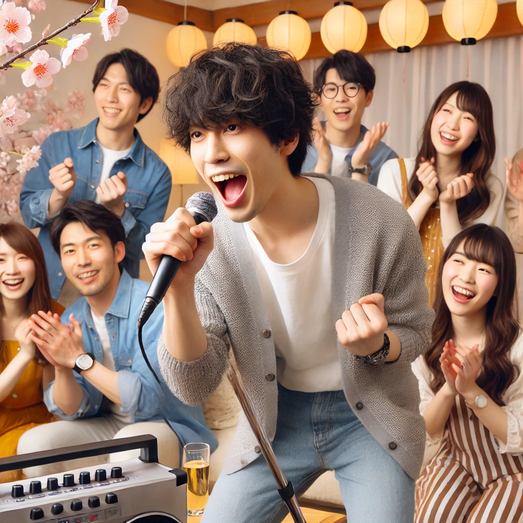 【男性必見】お花見後の二次会を盛り上げる！歌いやすいカラオケ曲とボイトレのコツ 　ボイトレ＆ダンス教室のナユタス所沢校