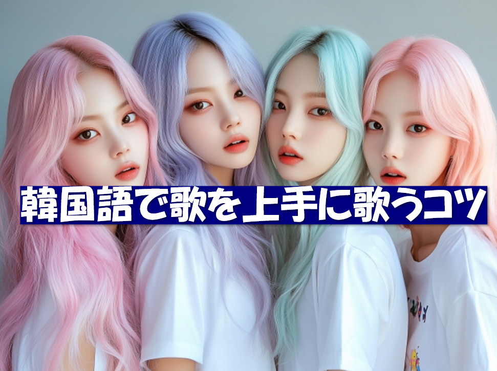 韓国語で歌を上手に歌うコツ【K-POP】