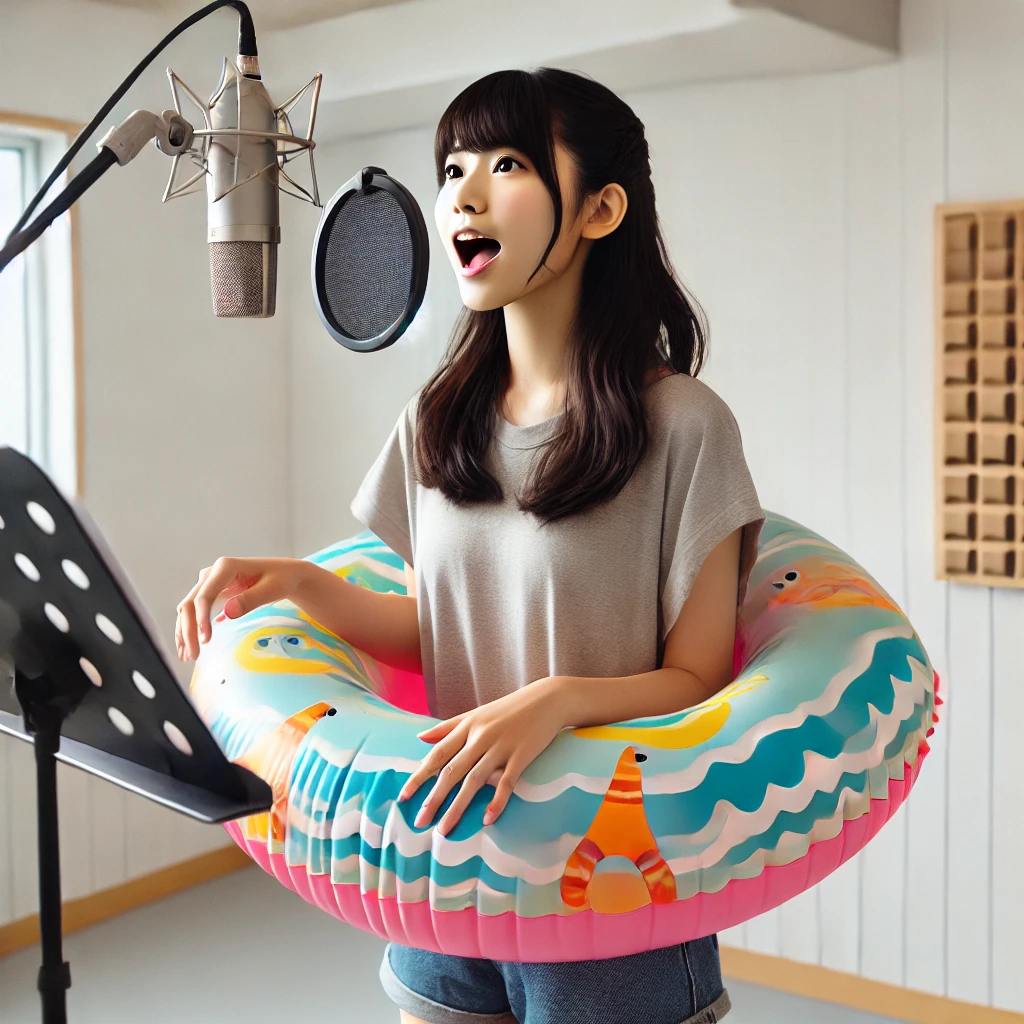浮き輪イメージで深みある低音をゲット！ボイトレ講師直伝の簡単トレーニング法　[所沢のボイトレ教室]ナユタス所沢校