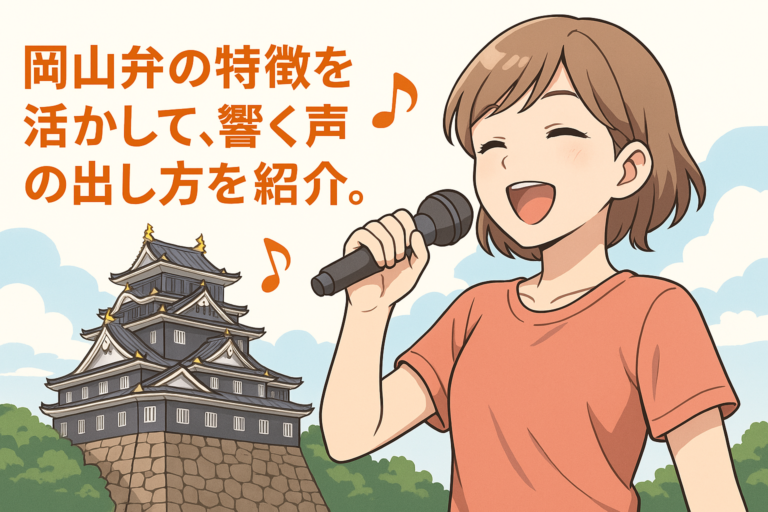 岡山弁で“響く声”が出せる！？語尾とイントネーションを活かした発声テクニック🎤✨