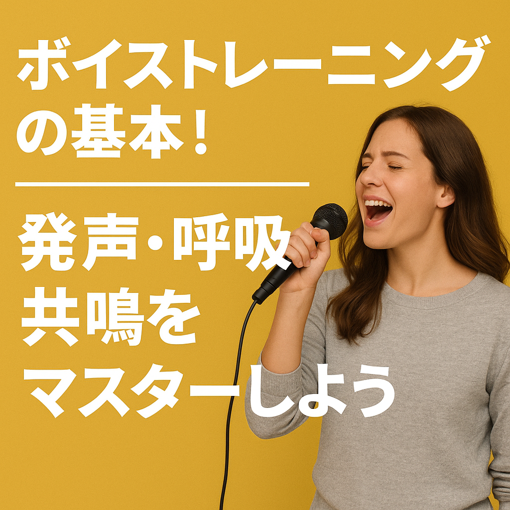 ボイストレーニングの基本！発声・呼吸・共鳴をマスターしよう