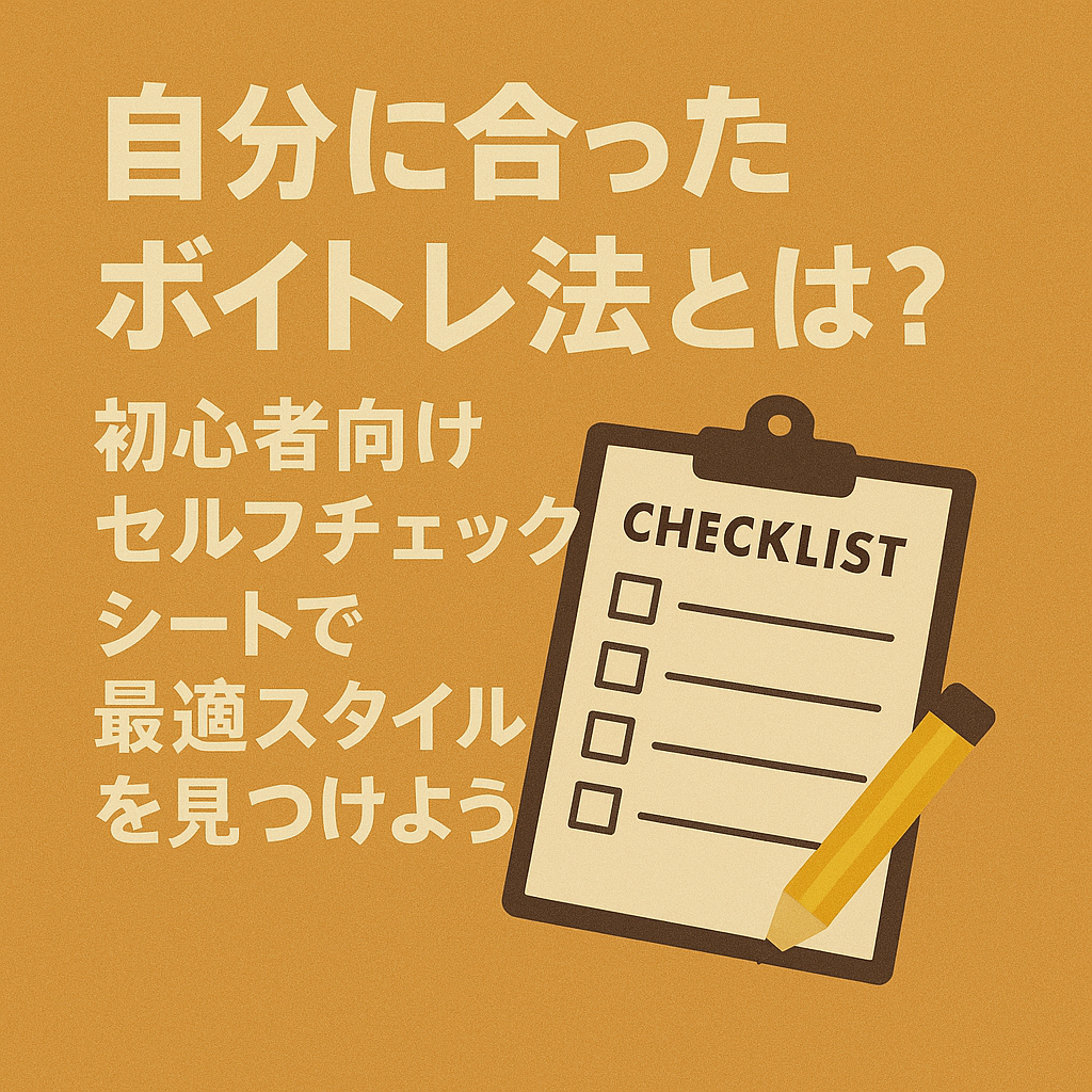 自分に合ったボイトレ法とは？初心者向けセルフチェックシートで最適スタイルを見つけよう！