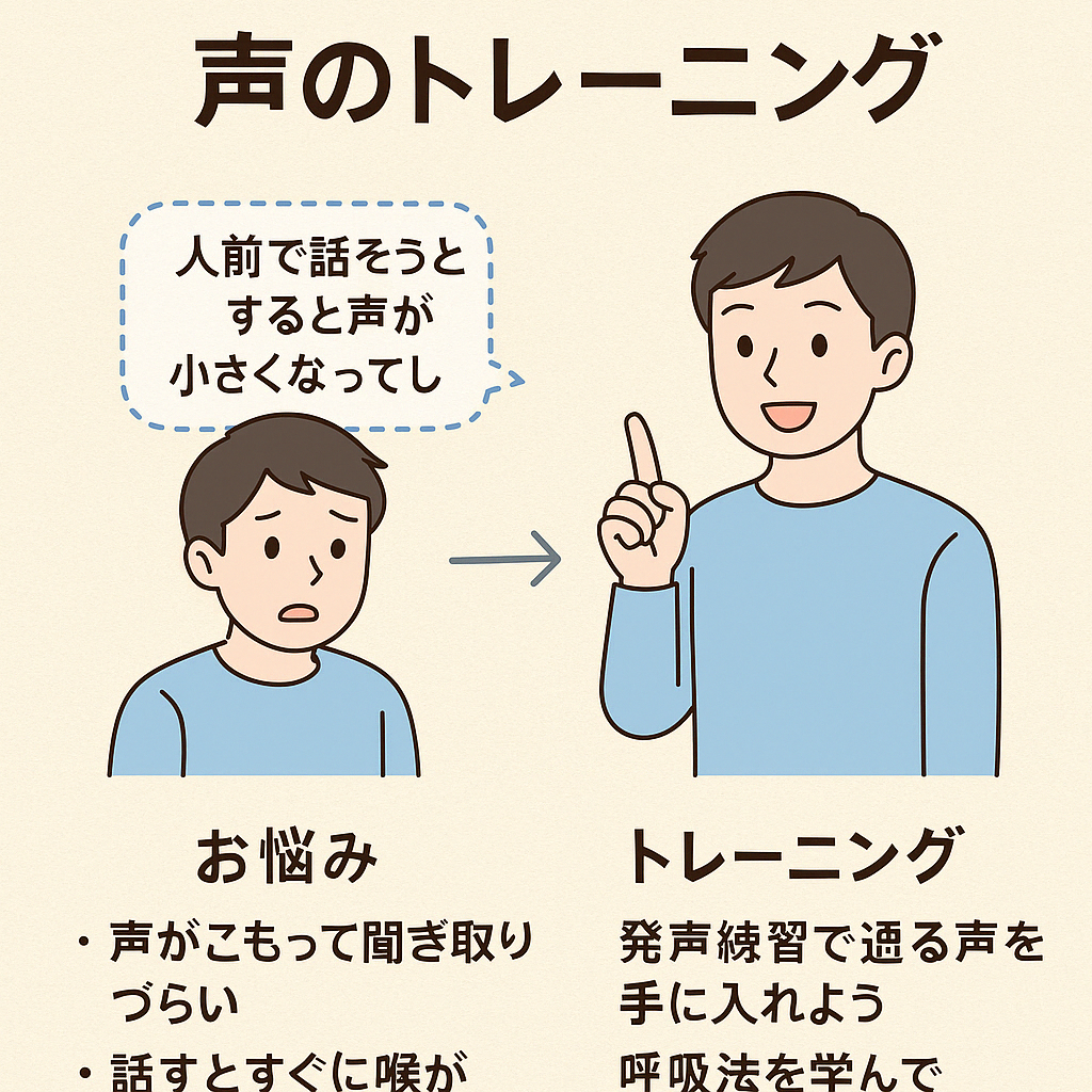 あなたの声、もっと魅力的に！日常に活かすボイストレーニング（大井町）