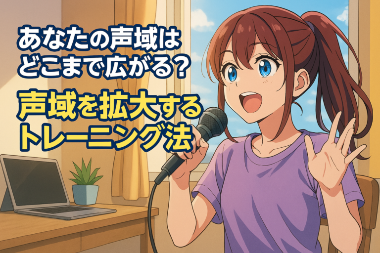 あなたの声域はどこまで広がる？声域を拡大するトレーニング法