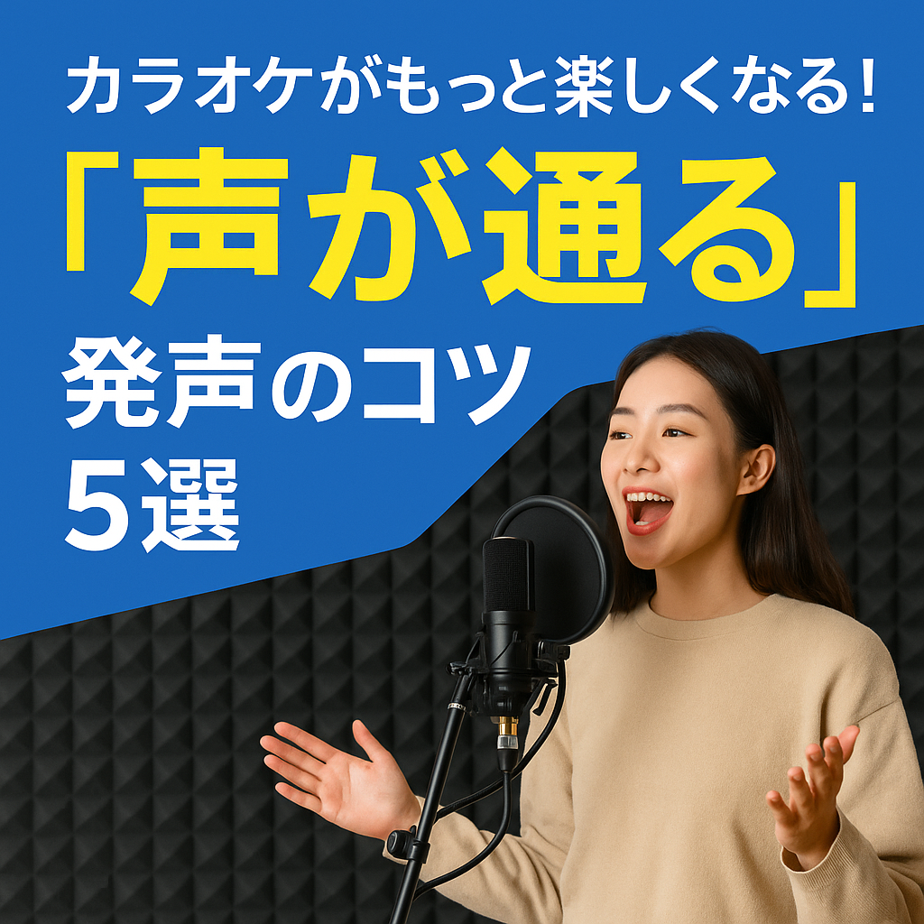 カラオケがもっと楽しくなる！「声が通る」発声のコツ5選