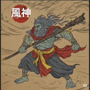 風神の肖像画