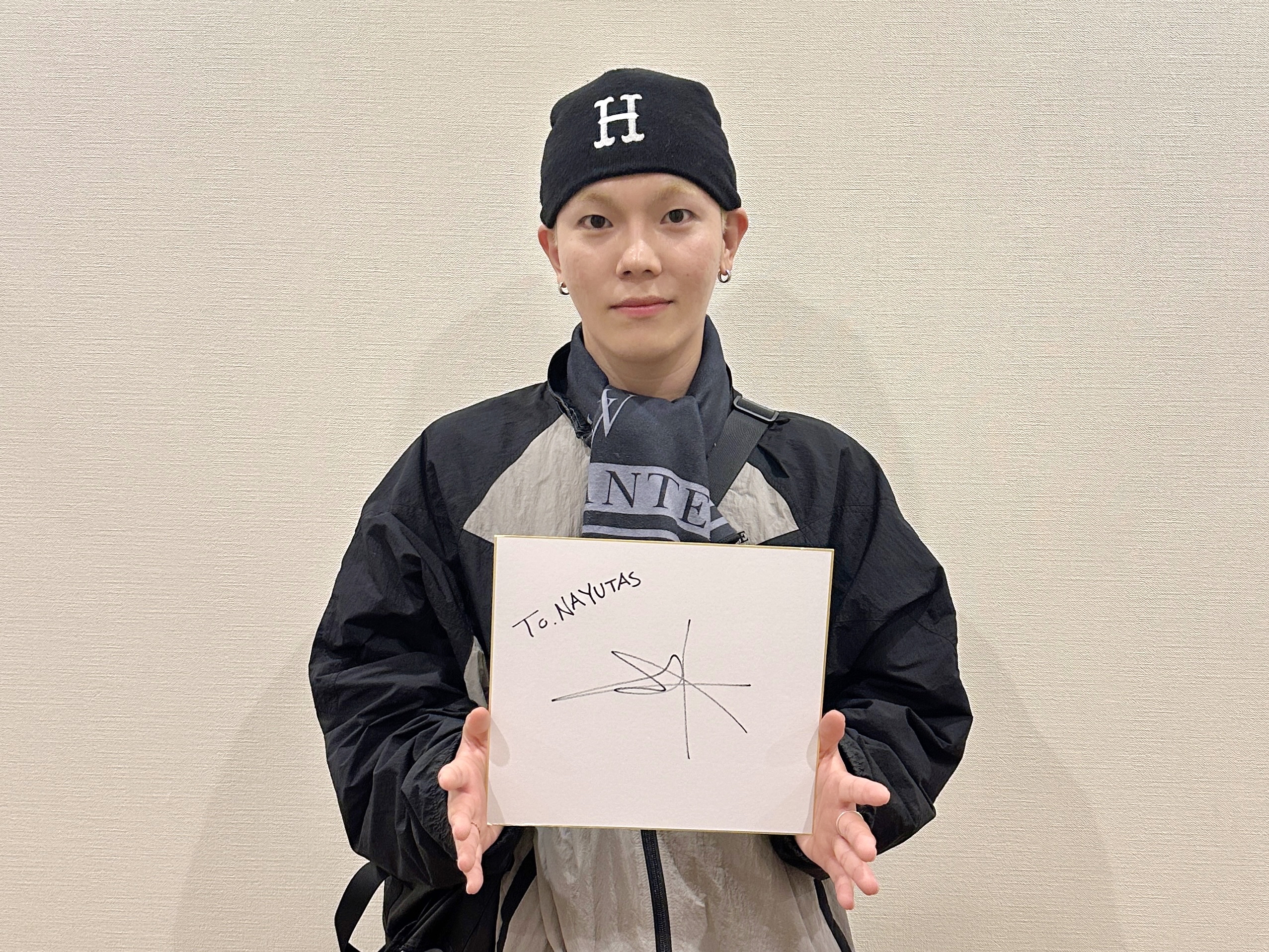 ミンソン先生からサイン色紙をいただきました🖊🖤