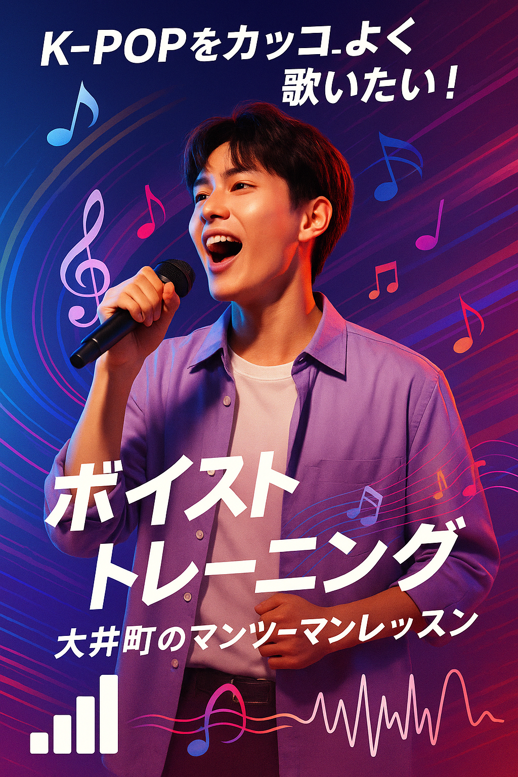 K-POPをカッコよく歌いたいあなたへ――大井町のボイトレで夢をカタチに！