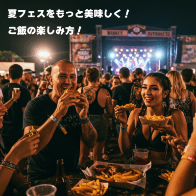 夏フェスをもっと美味しく！ご飯の楽しみ方！