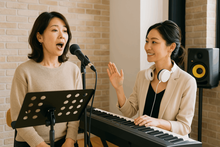 🎵【中高年の方必見】ジャズを上手に歌うための5つのコツ｜40代女性ボイストレーナーが教える実践的テクニック🎤
