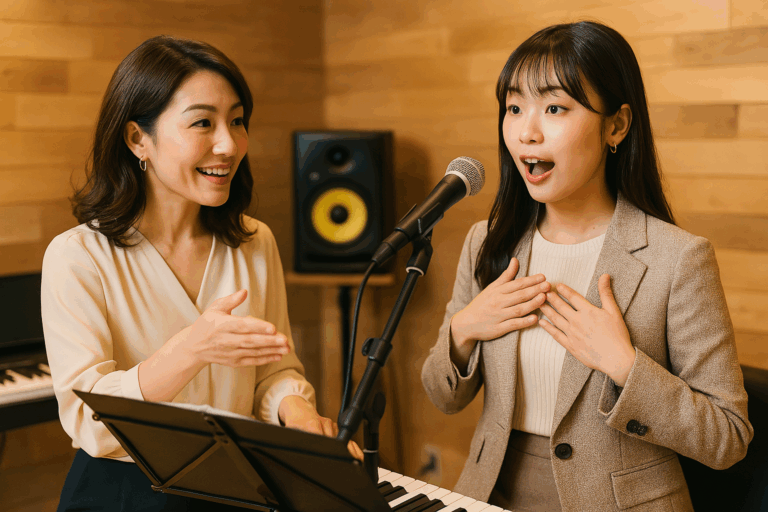 🎤人前で話すのが苦手な方必見！プロのボイストレーナーが教える緊張せずに自信を持って話せるようになる5つの実践テクニック✨