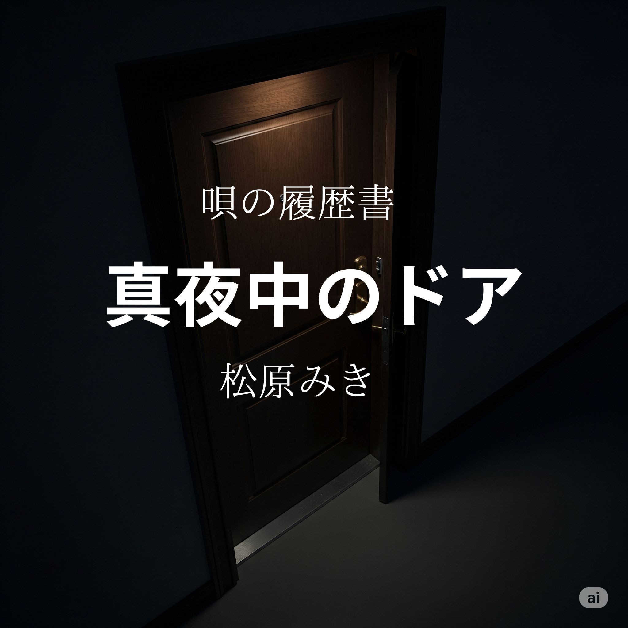唄の履歴書「真夜中のドア」（松原みき）～ボイトレ・ダンス・ギター無料体験受付中　ナユタス府中校