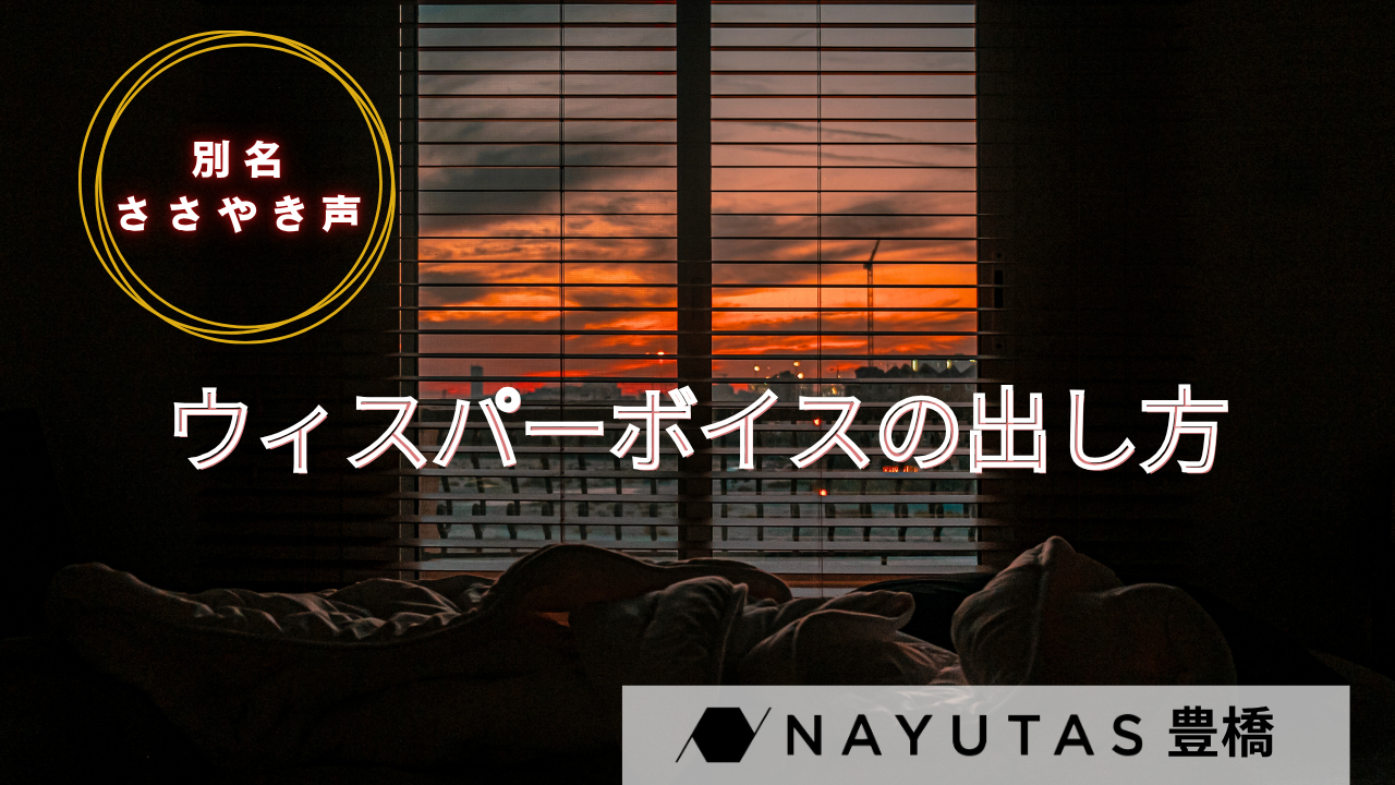 🌙雰囲気たっぷり！ウィスパーボイスの出し方講座🎤