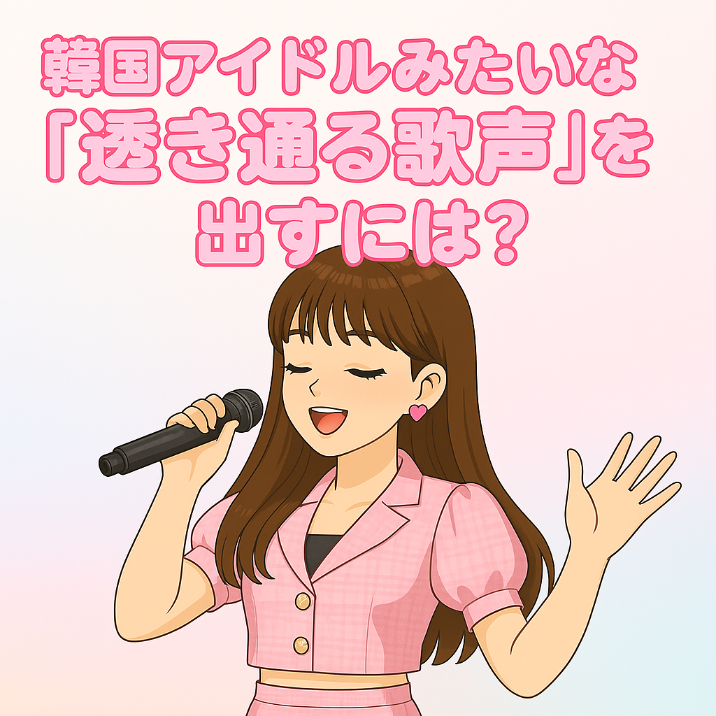 🎤韓国アイドルみたいな「透き通る歌声」を出すには？【NAYUTAS大橋校】