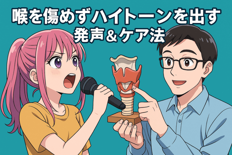 千種・車道エリアでボイトレするなら！喉を傷めずハイトーンを出す発声＆ケア法