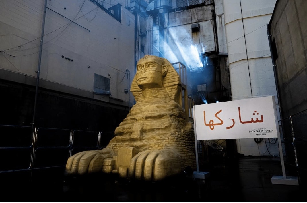 渋谷にスフィンクス‼️