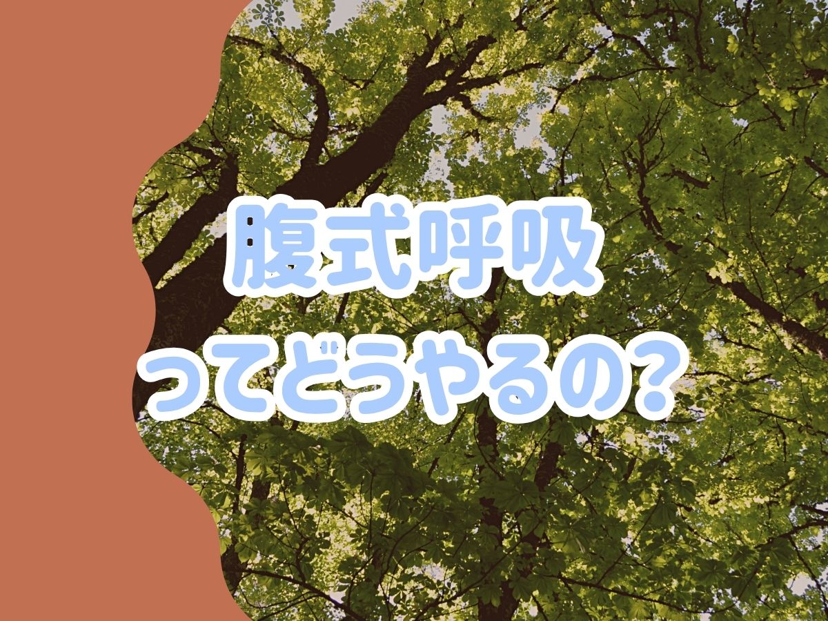 腹式呼吸ってどうやるの？｜NAYUTAS恵比寿校