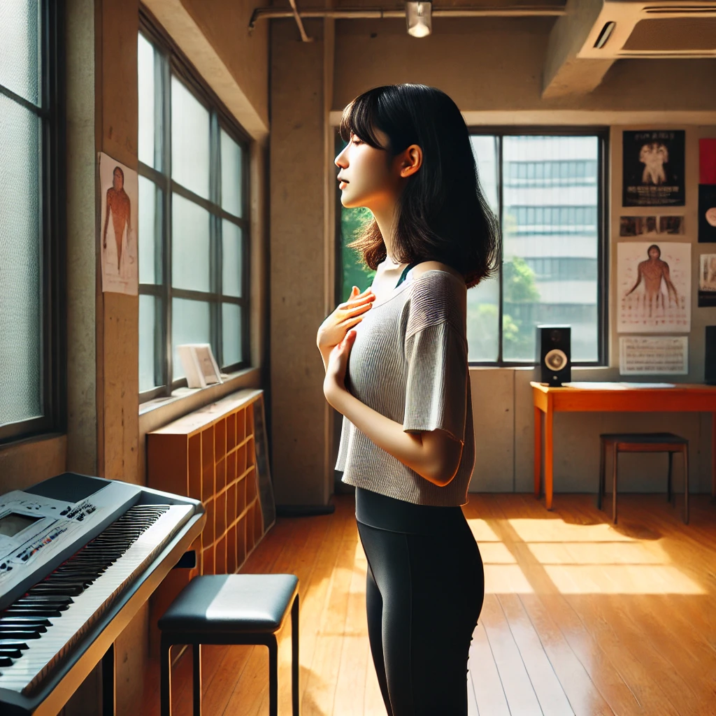 【ボイトレ基礎】腹式呼吸をマスターしよう！歌が上達する呼吸法とは？[所沢のボイトレ教室]ナユタス所沢校