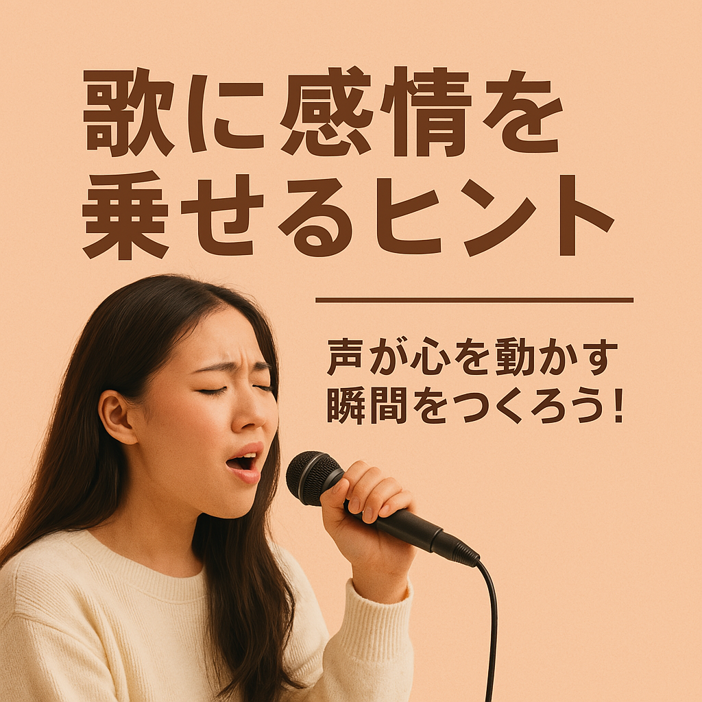 🎤 「歌に感情を乗せるヒント」— 声が心を動かす瞬間をつくろう！【福岡・大橋】｜NAYUTAS大橋校｜