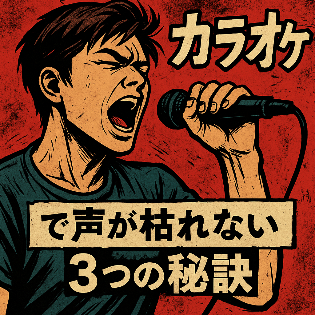 【ナユタス経堂校】カラオケで声が枯れない3つの秘訣！