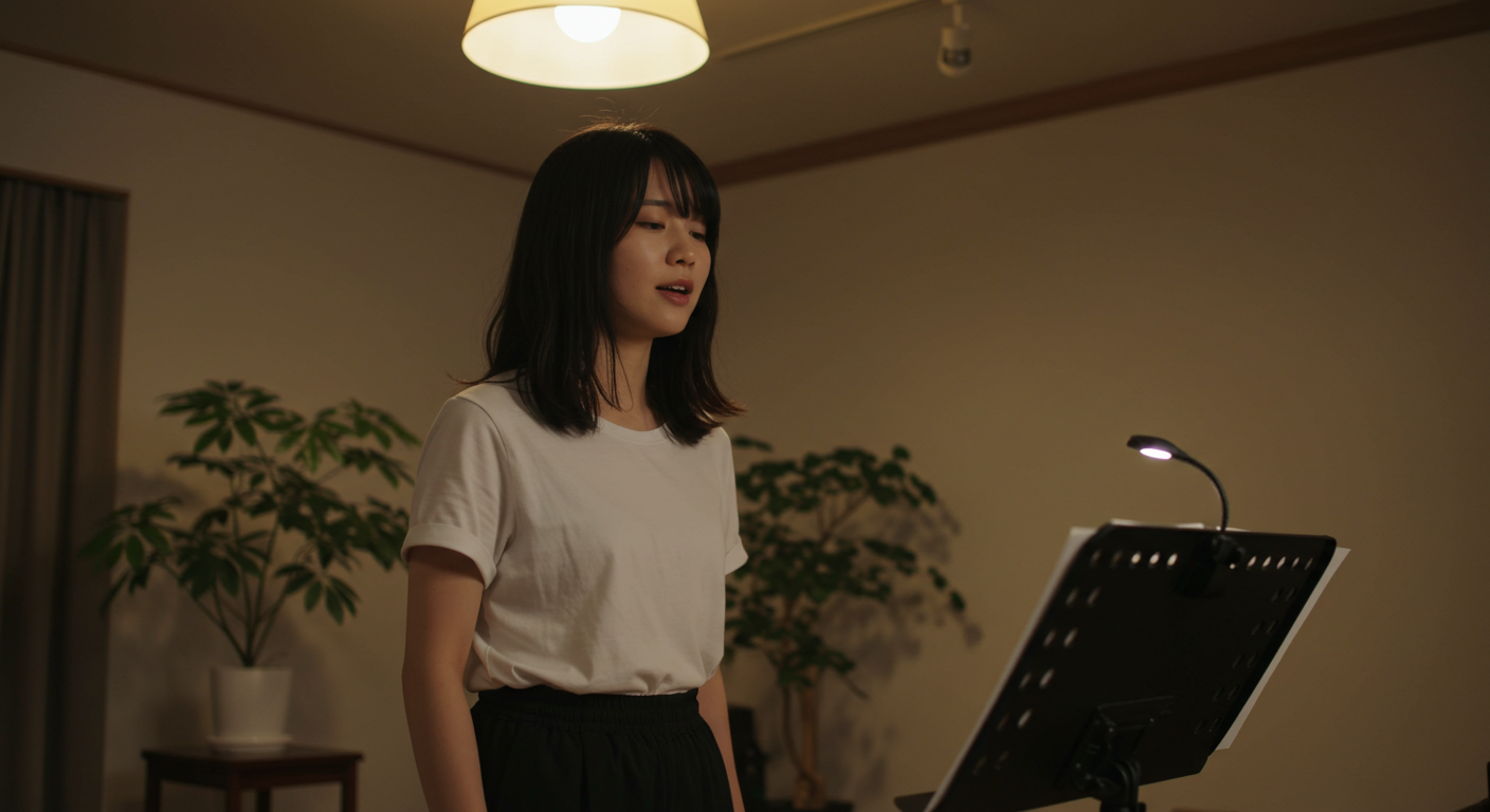 【講師直伝】緊張で声が震える人へ｜ライブや面接前に効く“声の準備運動”