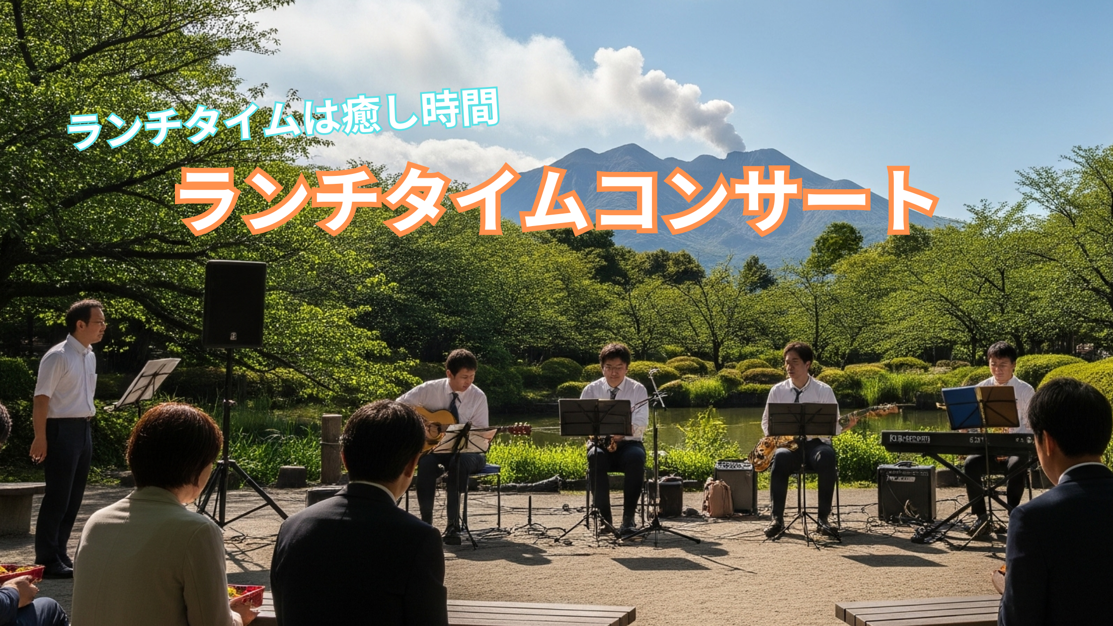 【NAYUTAS鹿児島中央校】ランチタイムは癒し時間「ランチタイムコンサート」