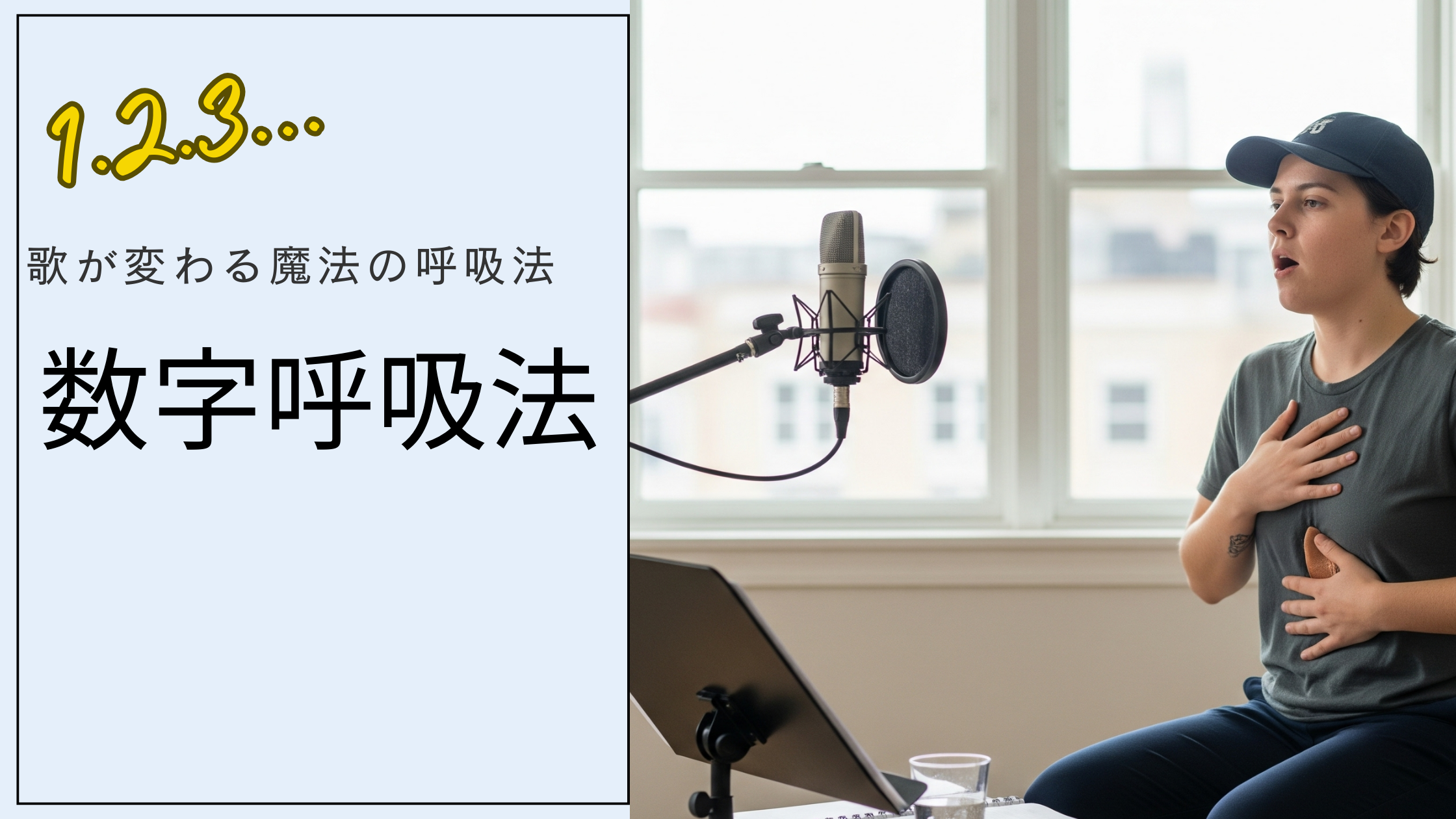 【NAYUTAS鹿児島中央校】1.2.3で歌が変わる魔法の呼吸法　- 数字呼吸法-