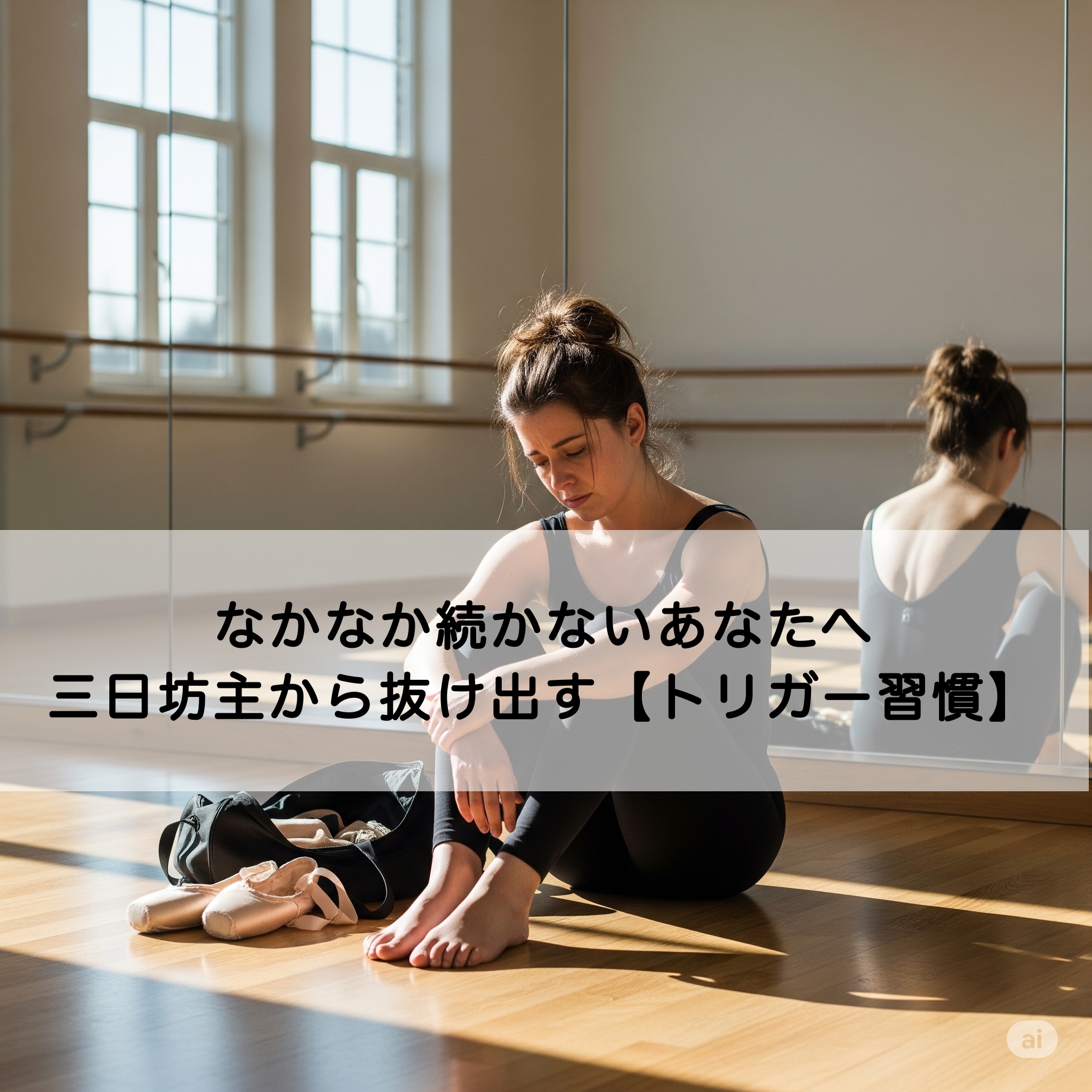 【三日坊主から抜け出す！】三日坊主にならないための「トリガー習慣」〜毎日のルーティンがあなたの歌とダンスを育てる〜