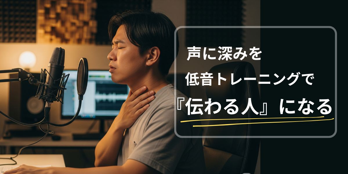 【ＮＡＹＵＴＡＳ鹿児島中央校】声に深みを。低音トレーニングで“伝わる人”になる🎤