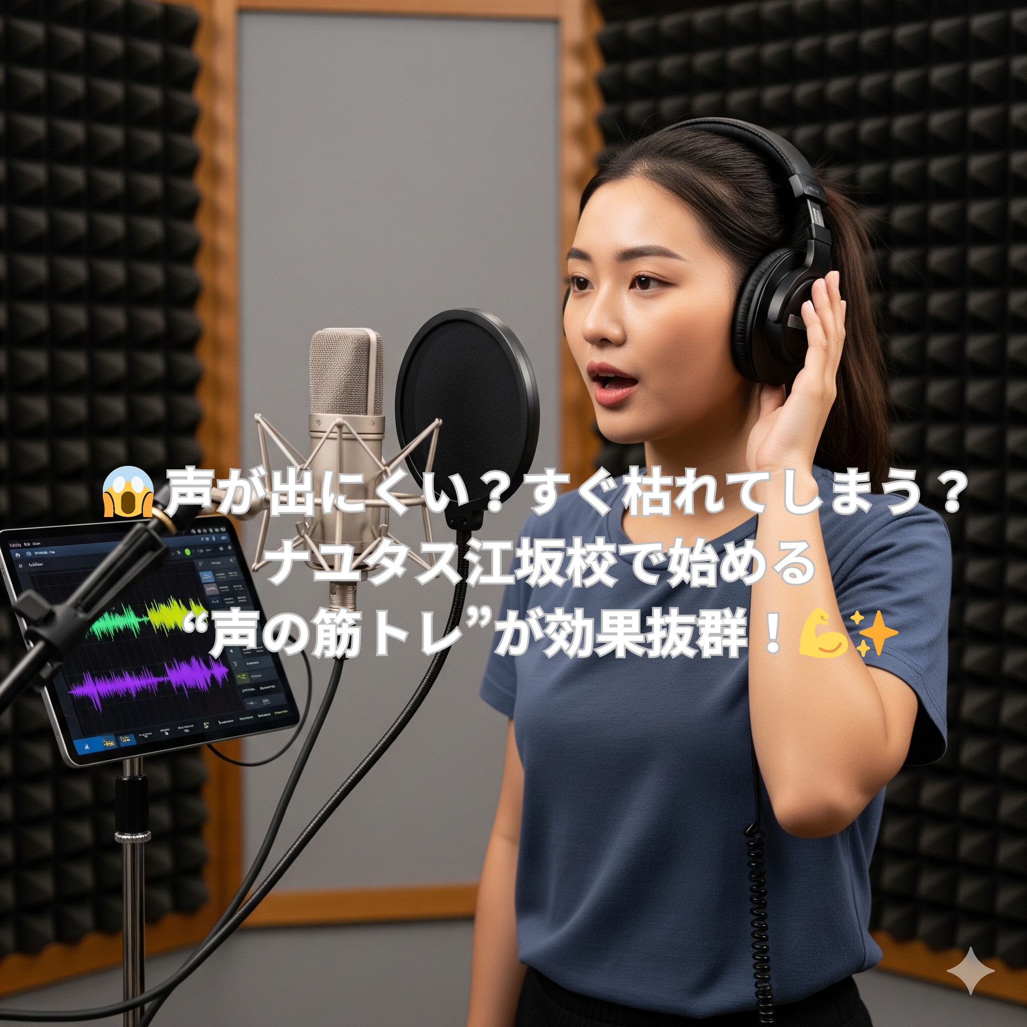 😱声が通らない？すぐ枯れる？ナユタス江坂校で始める“声の筋トレ”がすごい！💪✨