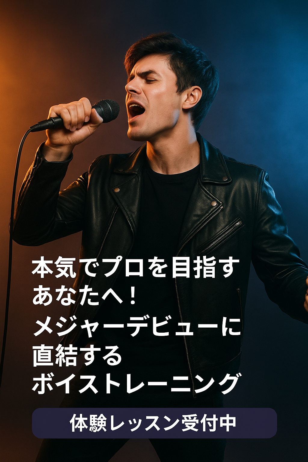 本気でプロを目指すあなたへ！メジャーデビューに直結するボイストレーニング