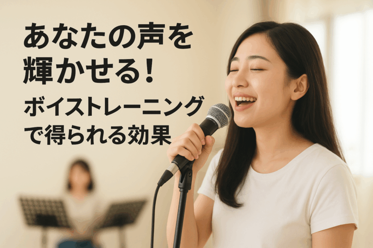 あなたの声を輝かせる！ボイストレーニングで得られる効果とは