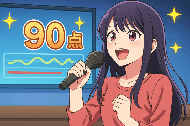 【カラオケで90点以上取る方法】音程・リズム・ビブラートを安定させる練習法まとめ！