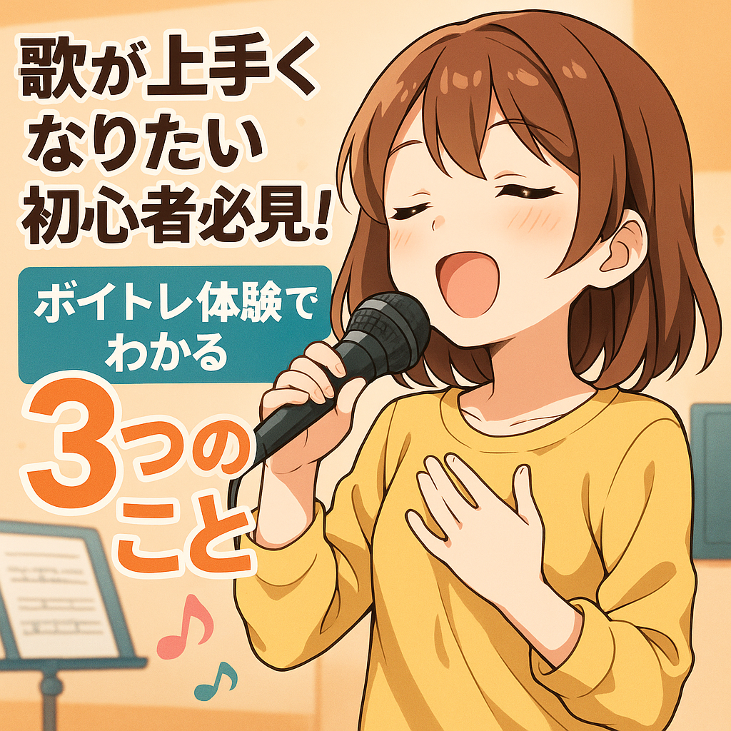 【長野市】歌が上手くなりたい初心者必見!ボイトレ体験でわかる3つのこと|ナユタス長野校