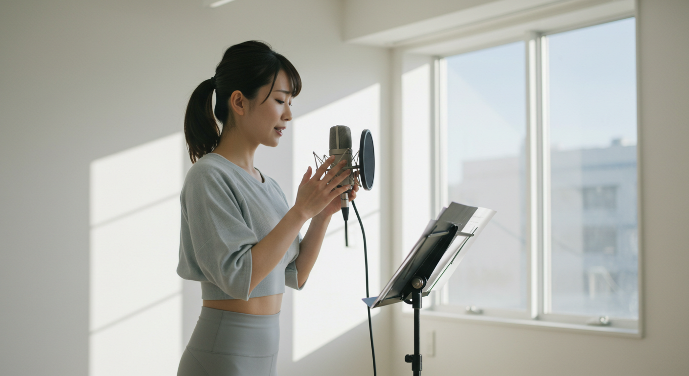 「話し声から歌声への切り替え方を劇的に変える3ステップ」