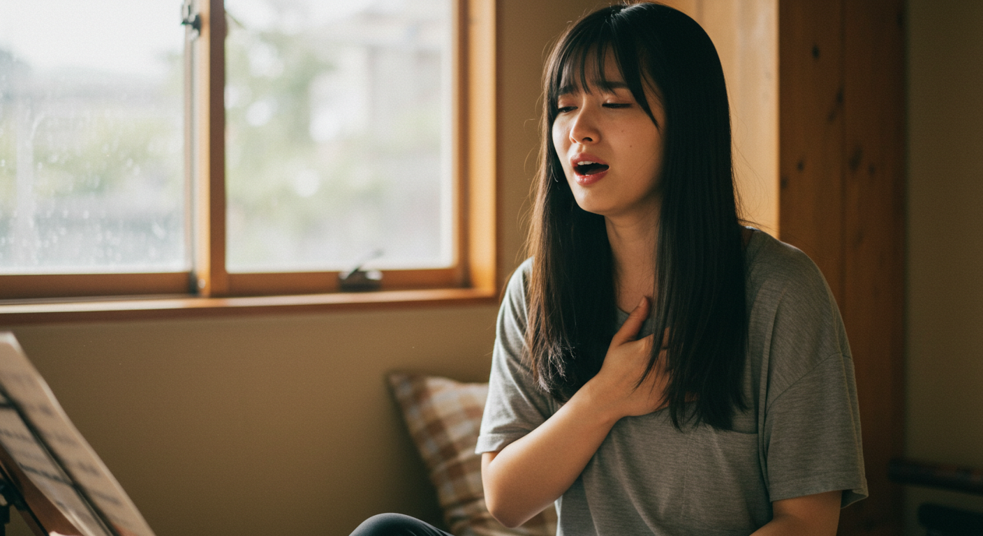 日生カキの旨味のように濃厚な声の表現法