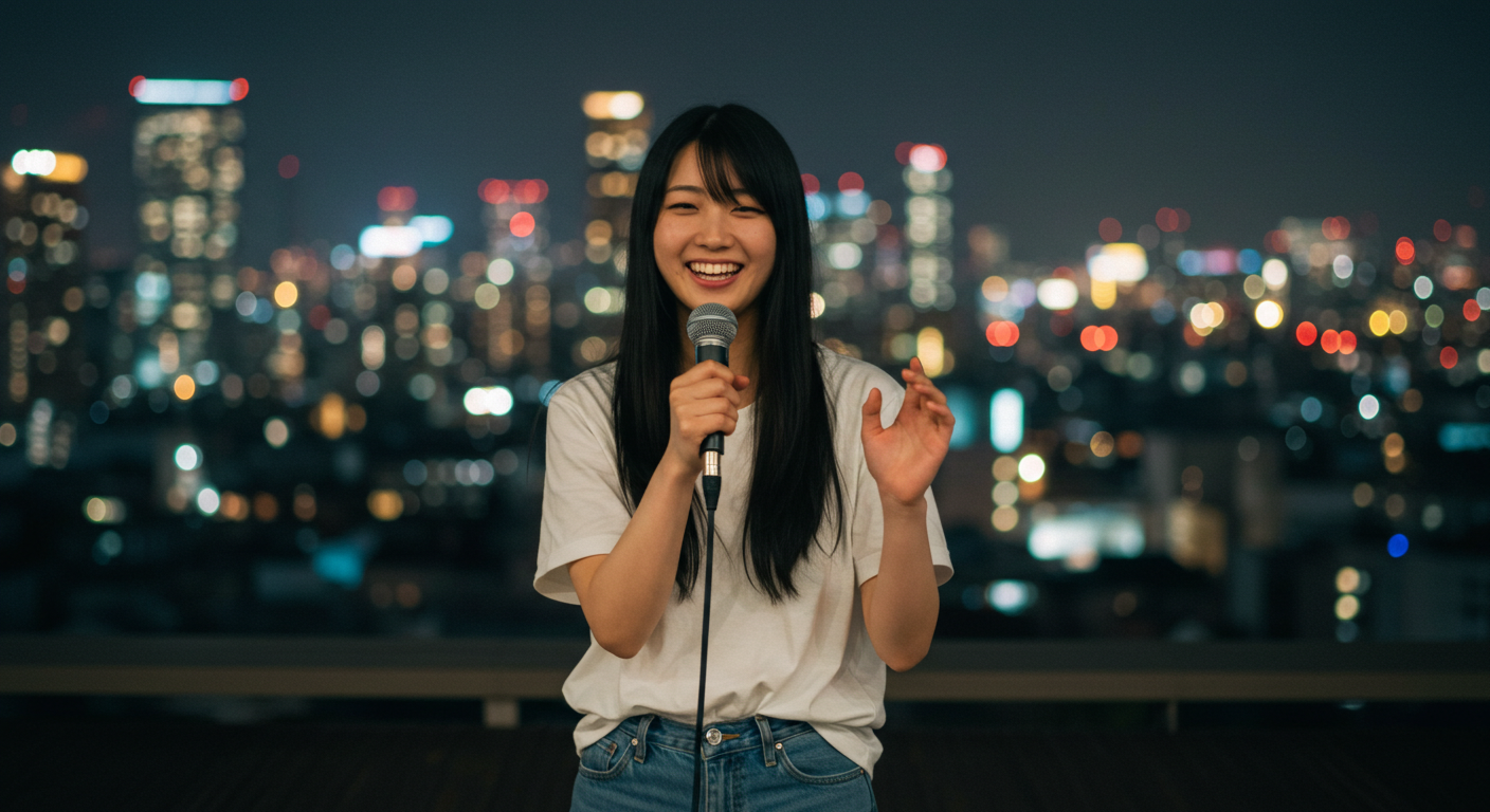 金甲山からの夜景のようにキラキラ輝く声の作り方