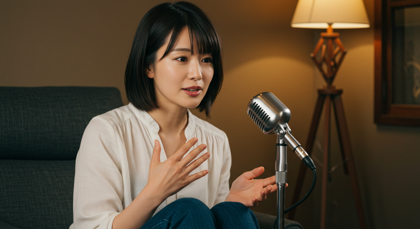 岡山後楽園の静寂のように落ち着いたナレーション技術